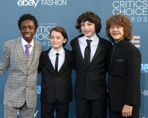 caleb mclaughlin height|how tall is noah schnapp.